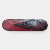 Skateboard Horror Aesthetic Skull (Horz)
