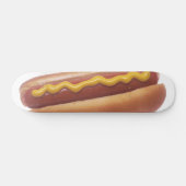 Skateboard Hot-dog avec de la moutarde (Horz)