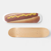 Skateboard Hot-dog avec de la moutarde (Horz)