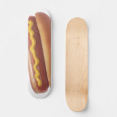Skateboard Hot-dog avec de la moutarde (Recto)