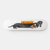 Skateboard Hot Dog Hauler : Maple Finish (Horz)