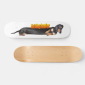 Skateboard Hot Dog Hauler : Maple Finish (Horz)