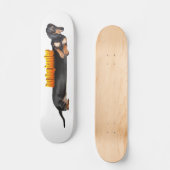 Skateboard Hot Dog Hauler : Maple Finish (Recto)