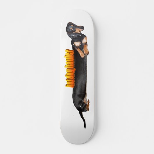 Skateboard Hot Dog Hauler : Maple Finish (Devant)