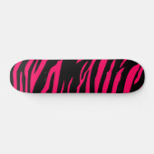 Skateboard Hot rose Black Zebra Imprimer Old School Skateboar (Horz)