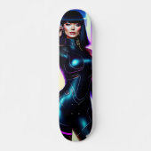 SKATEBOARD HOT SCI-FI CURVY WOMAN SKATEBOARDS (Devant)