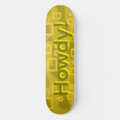 Skateboard Howdy Geometric (Recto)