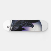 Skateboard Howling Wolf (Horz)