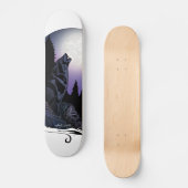 Skateboard Howling Wolf (Recto)