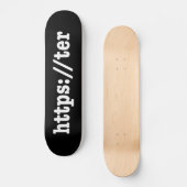 Skateboard https://ter / code html (Recto)