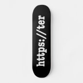 Skateboard https://ter / code html (Recto)