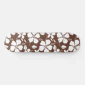 SKATEBOARD HULA HAWAÏEN (HIBISCUS) BRUN (Horz)