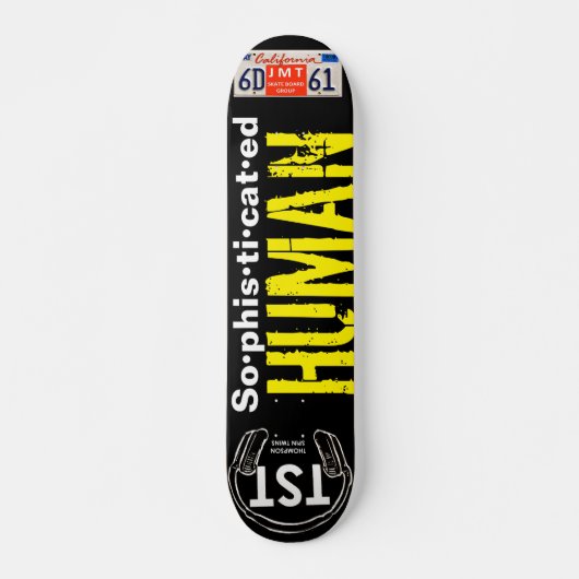 Skateboard HUMAIN RAFFINÉ Planche de 7¾" (Devant)
