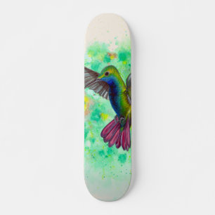 Skateboard Hummingbird - planche à roulettes en acrylique