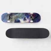 skateboard husky dog #skateboard #husky (Horz)