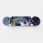 skateboard husky dog #skateboard #husky (Horz)