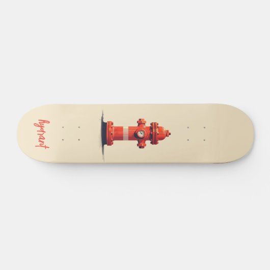 Skateboard Hydrant orange (Horz)
