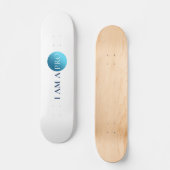 Skateboard I Am a Pro – Minimal Athletic Statement Design (Recto)