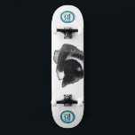 Skateboard I Can't Even Right Meow<br><div class="desc">Introducing Binx... This humorous image features a black-and-white tuxedo cat curled up with one paw dramatically covering his face, as if he has completely given up on the day. With his head tucked down and eyes hidden, the cat looks adorably fed up—like he just heard the most ridiculous thing imaginable...</div>