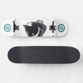 Skateboard I Can't Even Right Meow (Horz)