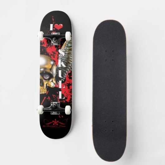 Skateboard I crâne 2/10 (Recto)