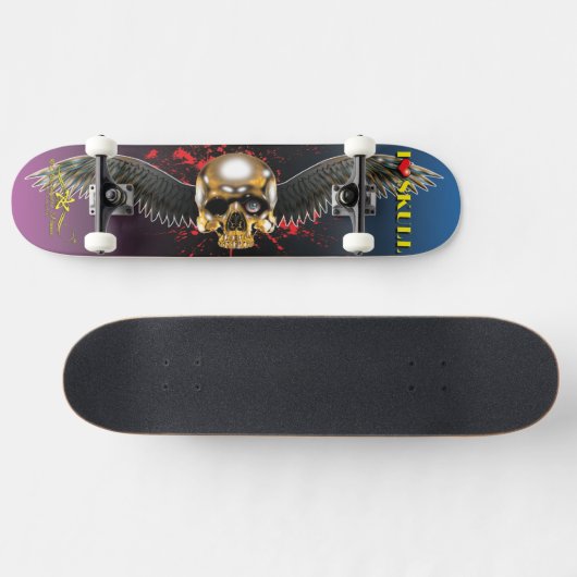 Skateboard I crâne 4/10 (Horz)