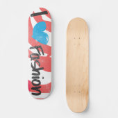 Skateboard I Heart Fashion Aqua (Recto)