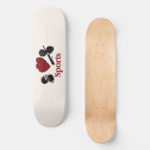 Skateboard I Heart Sports (Recto)