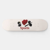 Skateboard I Heart Sports (Horz)