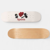 Skateboard I Heart Sports (Horz)