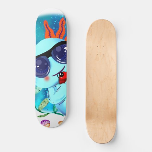 Skateboard I Questions Axolotl, Citation Axolotl (Recto)
