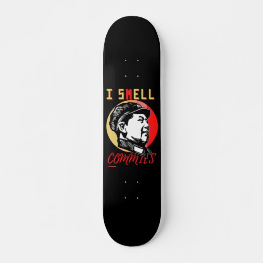 skateboard "I SMELL ENGES 2 : MAO" (Devant)