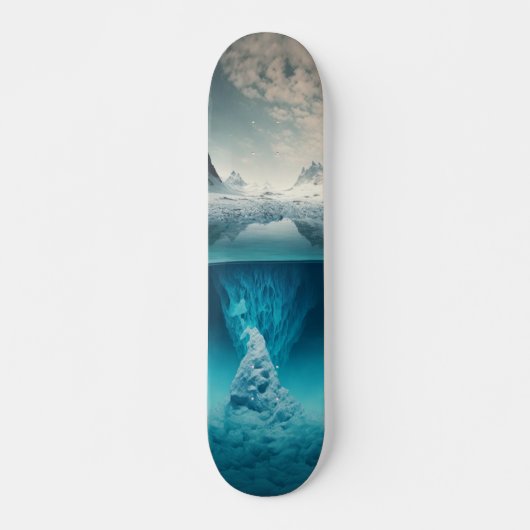 Skateboard Icy Mountain View (Devant)