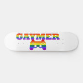Skateboard Idée cadeau Gaymer, Gamers LGBTQ (Horz)