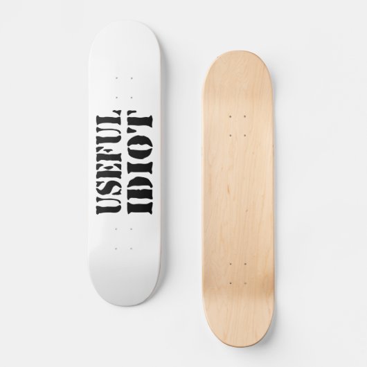 SKATEBOARD IDIOT UTILE (Recto)