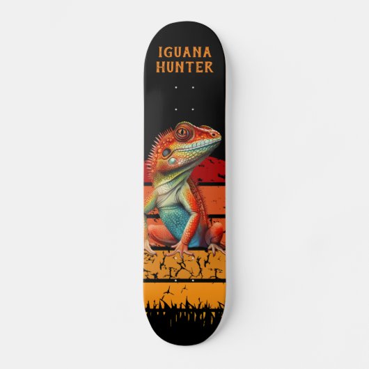 Skateboard Iguana Hunter - La puissante force de la nature (Recto)