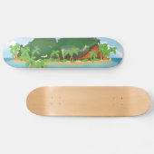 Skateboard Île au trésor tropical (Horz)