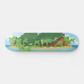 Skateboard Île au trésor tropical (Horz)