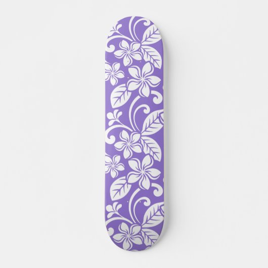 SKATEBOARD ÎLE PLUMERIA (LAVENDER) (Devant)