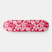 SKATEBOARD ÎLE PLUMERIA (ROUGE DE STRAWBERRY) (Horz)