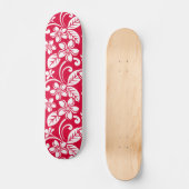 SKATEBOARD ÎLE PLUMERIA (ROUGE DE STRAWBERRY) (Recto)
