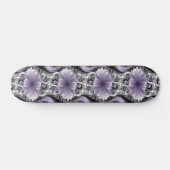 Skateboard Illusion Lilac Abstrait Floral Fractal Art Imagina (Horz)