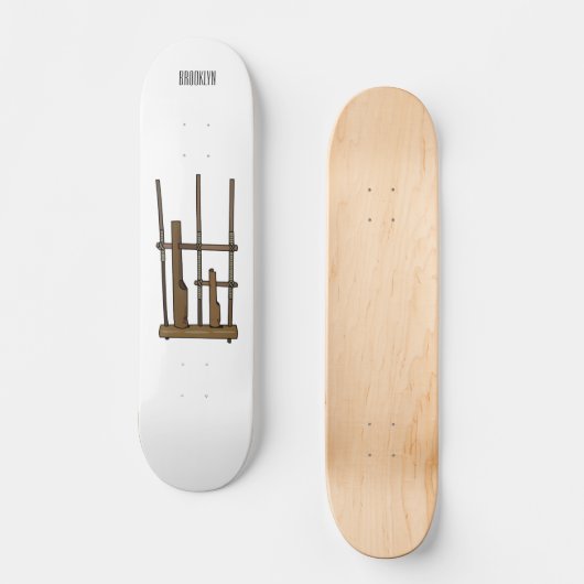 Skateboard Illustration Angkpoumon (Recto)