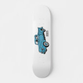 Skateboard Illustration classique de la caricature pour camio (Devant)