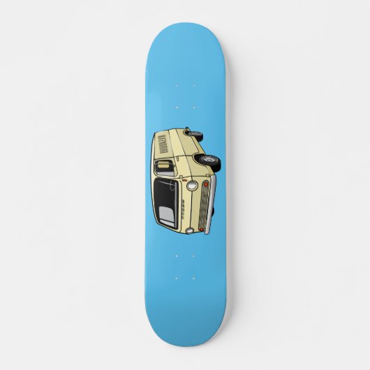 Skateboard Illustration classique de van (Devant)