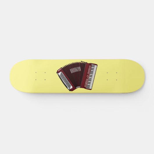 Skateboard Illustration d'accordion (Horz)