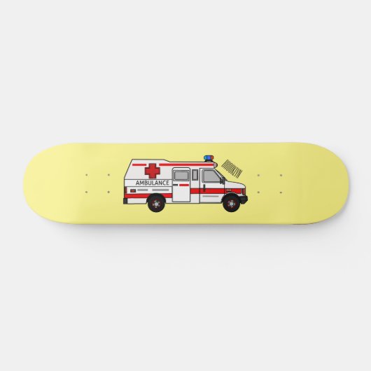Skateboard Illustration d'ambulance (Horz)