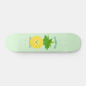Skateboard Illustration d'ananas mignon (Horz)