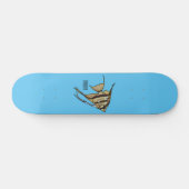 Skateboard Illustration d'angelfish (Horz)