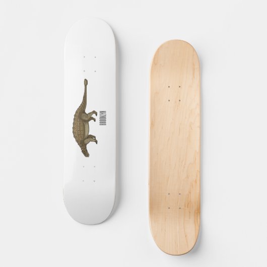 Skateboard Illustration d'Ankylosaurus (Recto)